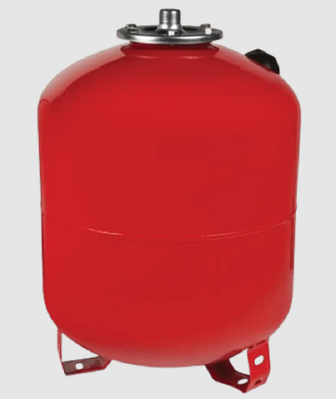 Расширительный бак красный вертикальный 80 л UNIPUMP, РВ 80 (БЭЗ)