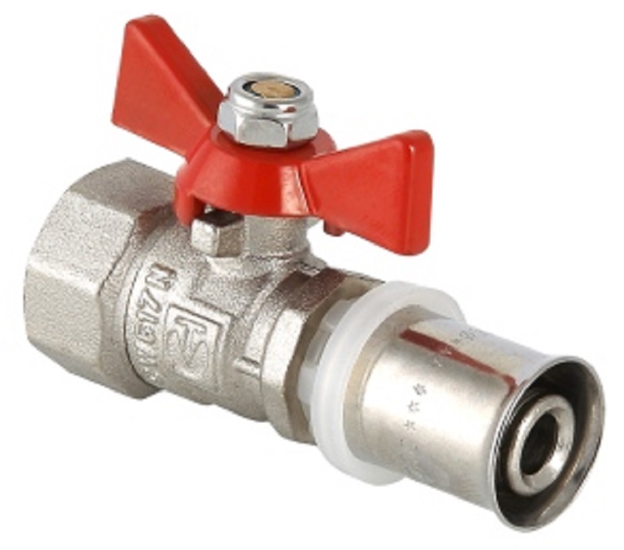 Кран шаровой с пресс-соединением 16x1/2" ВР VALTEC 