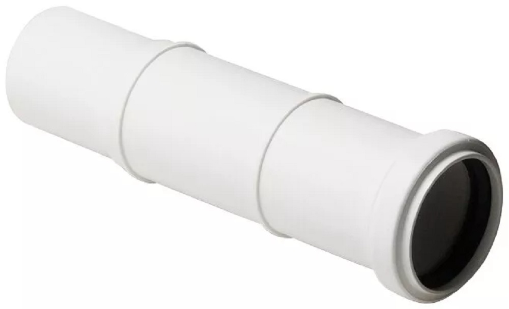 Патрубок компенсационный 110 PRO AQUA Stilte белый