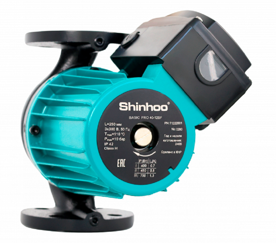 Насос циркуляционный Shinhoo BASIC PRO 40-14SF 3x380V