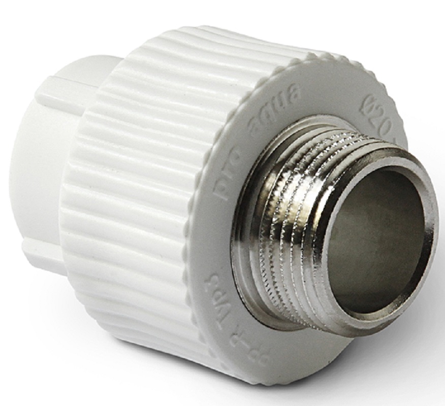 Муфта комбинированная полипропиленовая НР 32x3/4" PRO AQUA