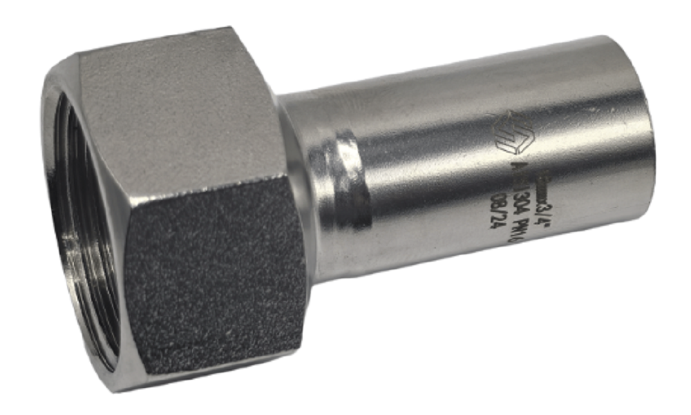Вставка резьбовая ВР MVI 18х3/4", нержавеющая сталь